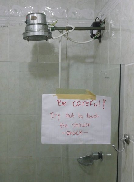 Funny Picture - Safe Shower?