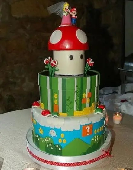 Funny Picture - Awesome Mario Cake