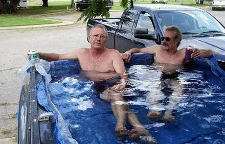 Funny Picture - Redneck Pool