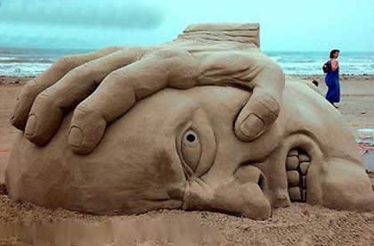 Funny Picture - Nice Sand Castle