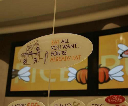 Funny Picture - You Are Already Fat