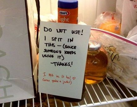 Funny Picture - Roommate Notes
