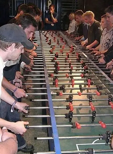Funny Picture - World Record Foosball
