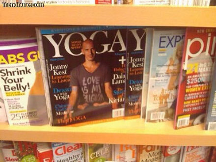 Funny Picture - Yoga Magazine?