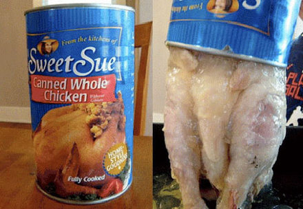 Funny Picture - Canned Chicken