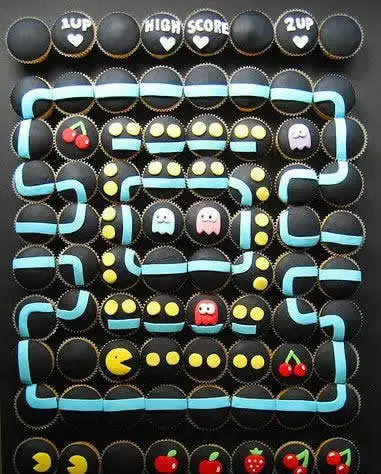 Funny Picture - Pacman Cupcakes