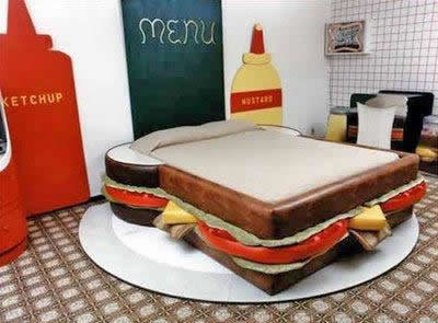 Funny Picture - Sandwich Bedroom