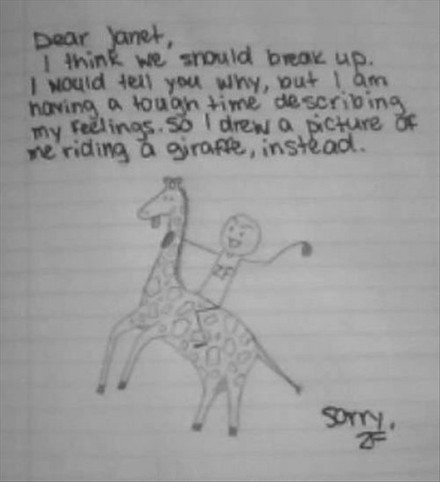 Funny Picture - Honest Break Up Letter