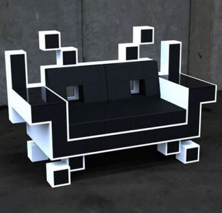 Funny Picture - Space Invaders Couch