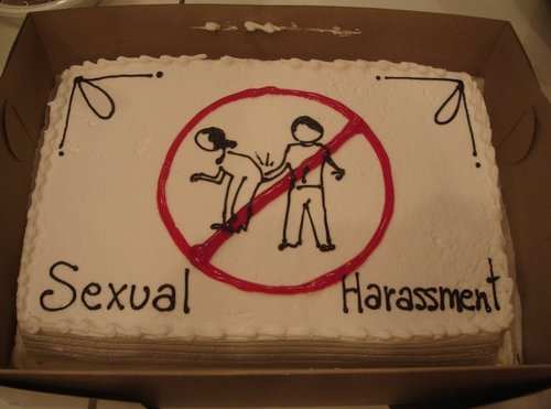 Funny Picture - Sexual Harassment Cake