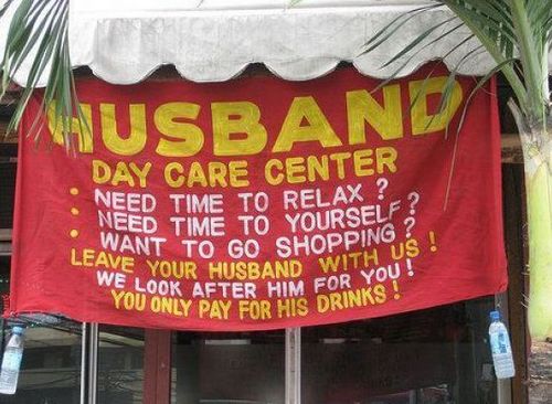 Funny Picture - Husband Daycare