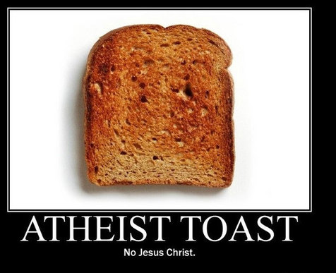 Funny Picture - Atheist Toast