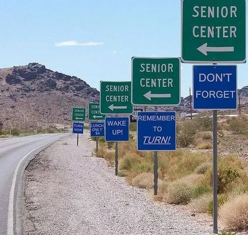 Funny Picture - Senior Signs