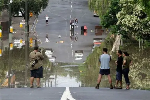 Funny Picture - Inception? Or Just A Flood?