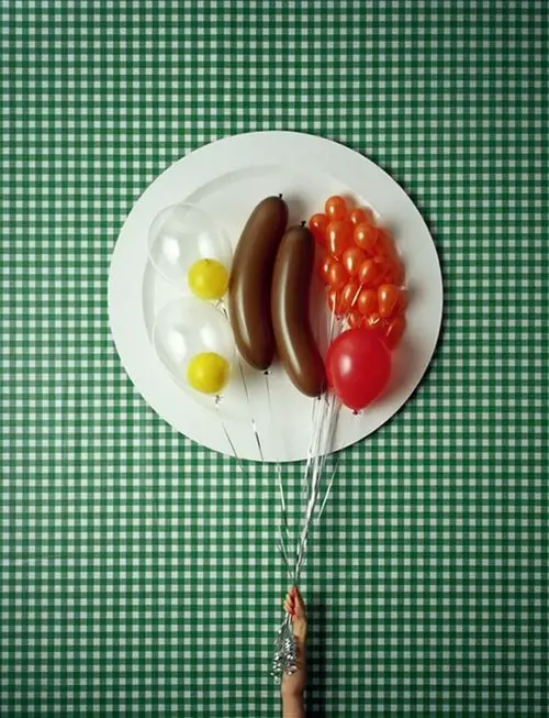 Funny Picture - Balloon Breakfast