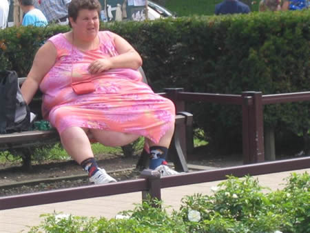 Funny Picture - She Needs To Drop A Few Pounds